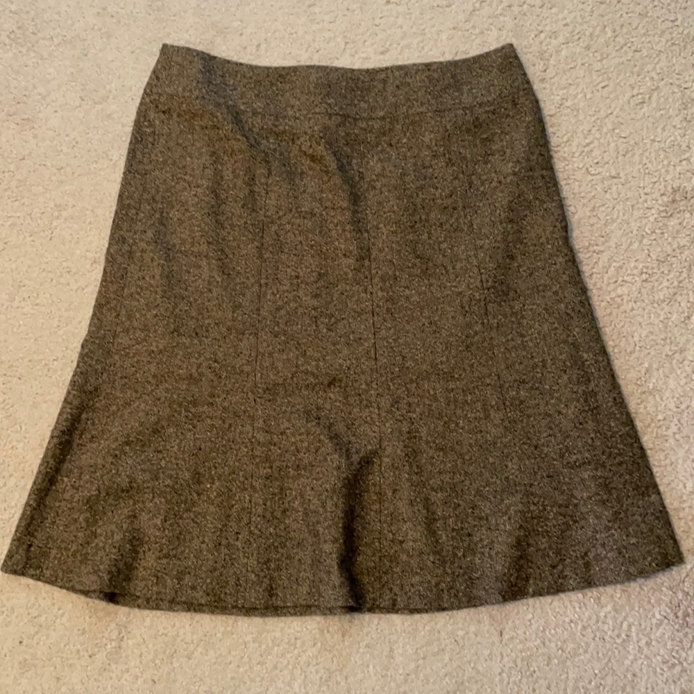 Talbots Brown Tweed Skirt